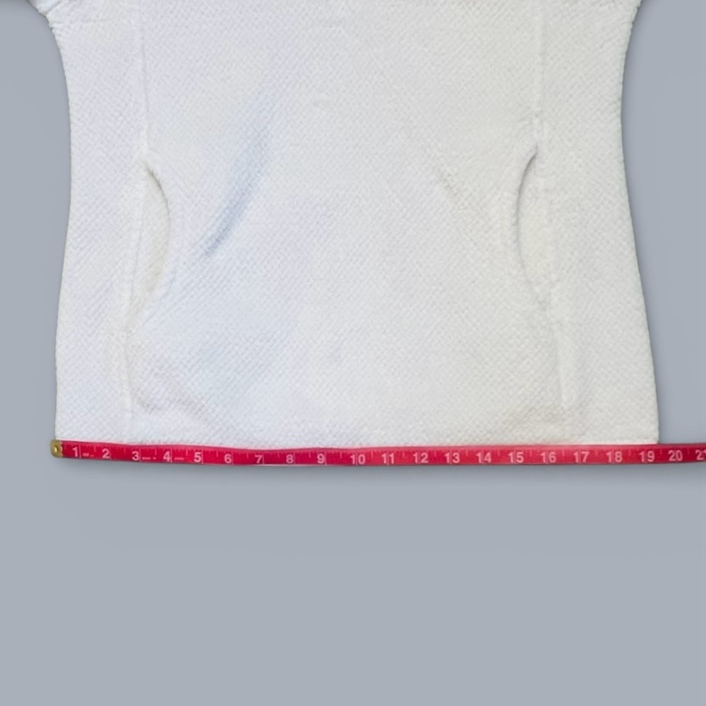 Patagonia Fleece Pullover Women's Re-Tool Snap-T Sz M Ivory Cream - Picture 12 of 15